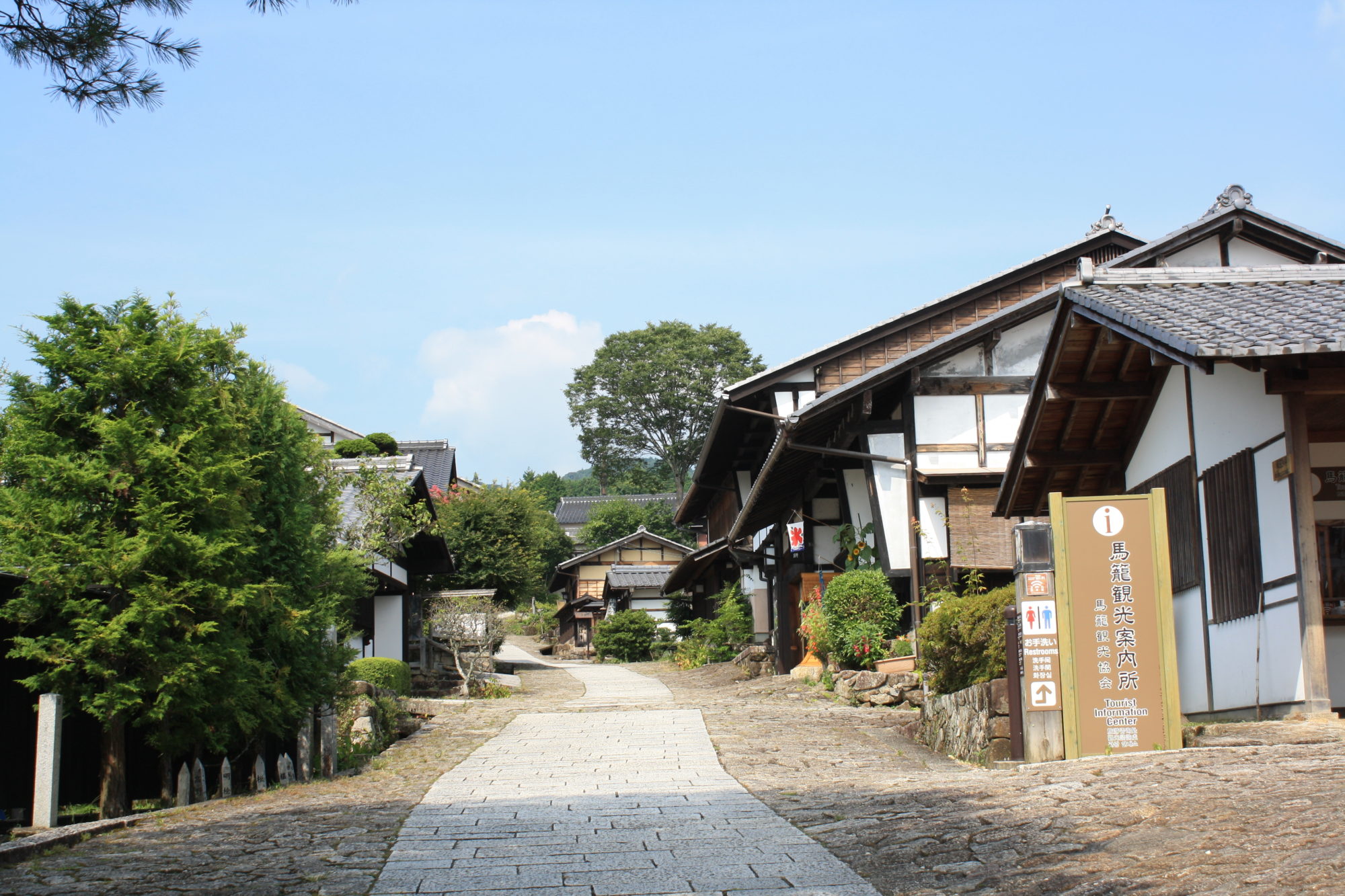 馬籠宿の風景